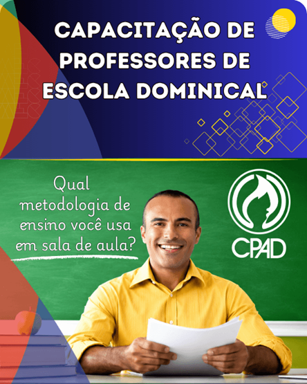 CURSO CAPACITAÇÃO DE PROFESSORES DE ESCOLA DOMINICAL